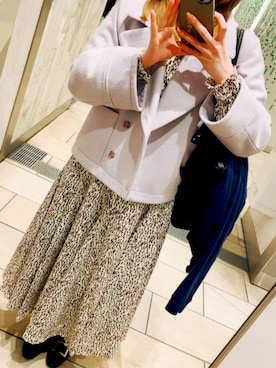 「PEACH JOHN（ピーチジョン）のアイテム」を使った、Momoさん（レディース・155cm）の冬コーディネート