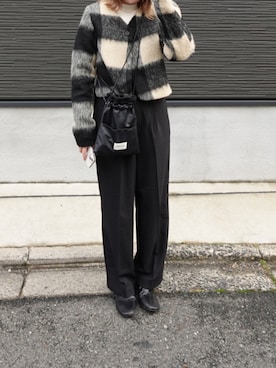 チカさん（レディース・152cm）の冬コーディネート