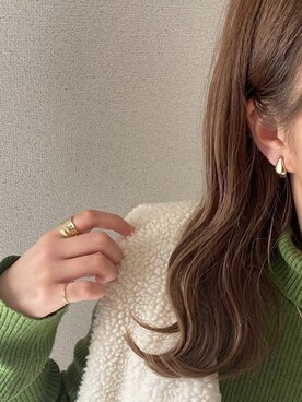 チカさん（レディース・152cm）の冬コーディネート