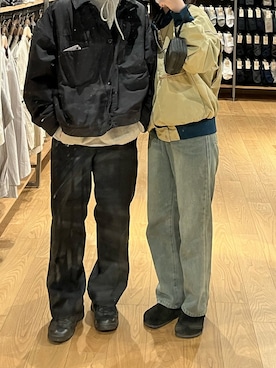 「FREE'S MART（フリーズマート）のアイテム（パンツ）」を使った、チカさん（レディース・152cm）の冬コーディネート