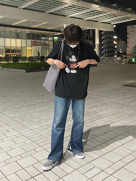 「WHIMSIC（ウィムジック）のアイテム（アクセサリー）」を使った、maitoさん（メンズ・172cm）の夏コーディネート