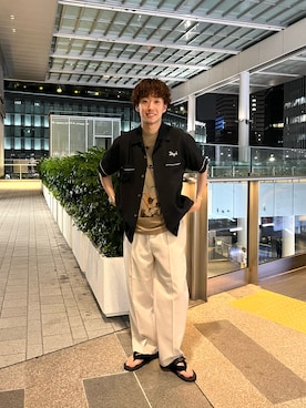 「Kastane（カスタネ）のアイテム」を使った、maitoさん（メンズ・172cm）の春コーディネート