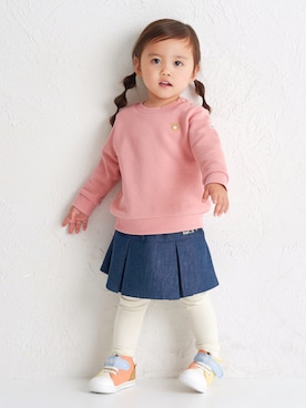 「アイテム（レッグウェア）」を使った、ミキハウス ホットビスケッツ店さん（キッズ・80cm）の秋コーディネート