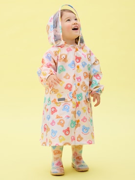 「アイテム（レインシューズ）」を使った、ミキハウス ホットビスケッツ店さん（キッズ・80cm）の夏コーディネート