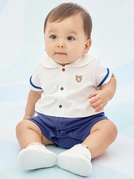 ミキハウス ホットビスケッツ店さん（キッズ・60cm）の冬コーディネート