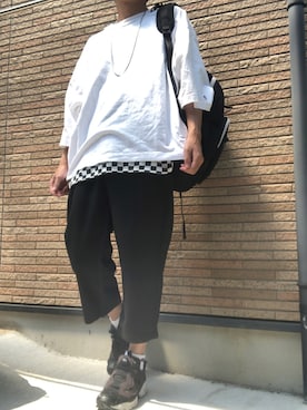 しろくろさん（メンズ・164cm）の夏コーディネート