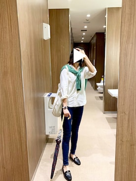 「ビットローファー」｜「アイテム（アナログ腕時計）」を使った、☺︎さん（レディース・163cm）の秋コーディネート