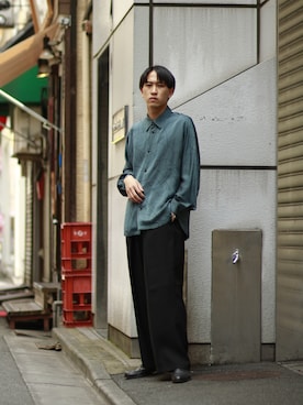 「エトセンス」｜Onoda Junさん（メンズ・175cm）の夏コーディネート