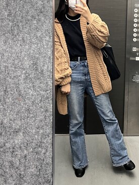 ひかりさん（レディース・154cm）の冬コーディネート