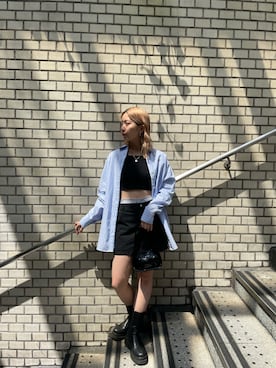 Ohanaさんの「ショートリブキャミ」を使ったコーディネート