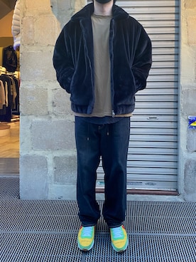 「アイテム（ブルゾン）」を使った、youhei ohashiさん（メンズ・180cm・40代）の秋コーディネート