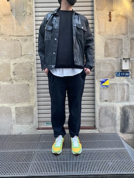 「アイテム（ブルゾン）」を使った、youhei ohashiさん（メンズ・180cm・40代）の秋コーディネート