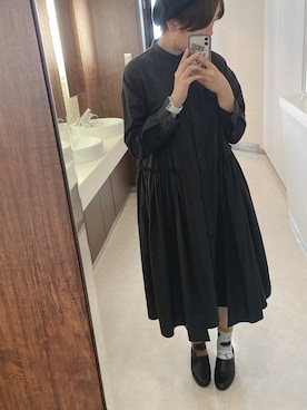 「BEAMS（ビームス）のアイテム（ワンピース）」を使った、しさん（レディース・161cm）の冬コーディネート