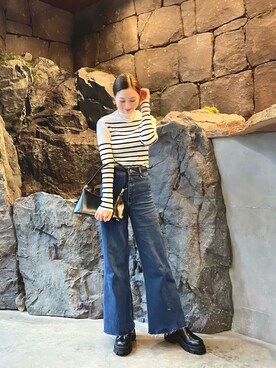 「Wefst（ウェスト）のアイテム」を使った、sakiさん（レディース・158cm）の秋コーディネート