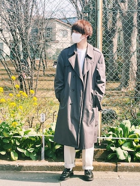 「Dior（ディオール）のアイテム（ジャケット/アウター）」を使った、Hayatoさん（メンズ・173cm）の春コーディネート