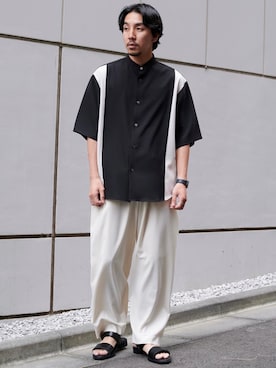 高山 湧士さん（メンズ・174cm）の夏コーディネート