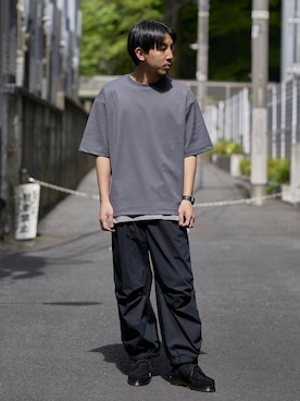 高山 湧士さん（メンズ・174cm）の春コーディネート