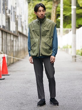 高山 湧士さん(メンズ・174cm)の春コーディネート