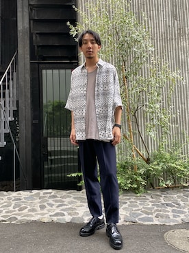 高山 湧士さん（メンズ・174cm）の夏コーディネート