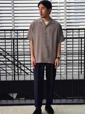 高山 湧士さん(メンズ・174cm)の春コーディネート