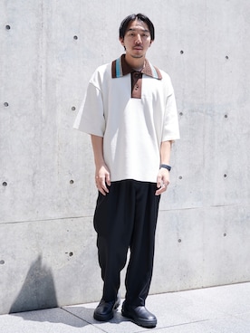 高山 湧士さん（メンズ・174cm）の春コーディネート