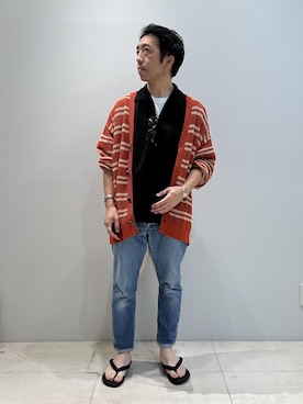 Yuuki Mizさん（メンズ・165cm）の夏コーディネート