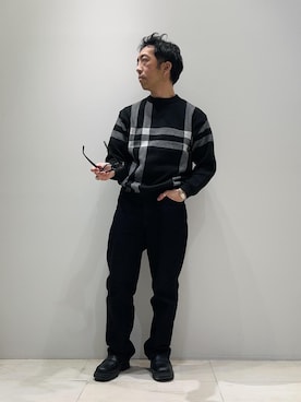 「アイテム（ブルゾン）」を使った、Yuuki Mizさん（メンズ・165cm・40代）の冬コーディネート