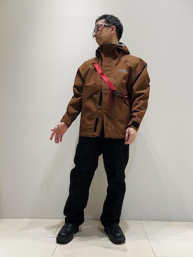 「WILD THINGS（ワイルドシングス）のアイテム（マウンテンパーカー）」を使った、Yuuki Mizさん（メンズ・165cm）の秋コーディネート