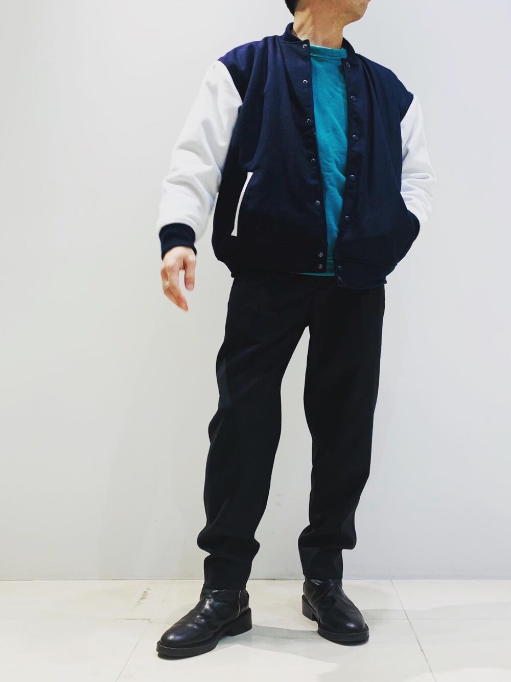 ADAM ET ROPE' バーシティジャケット メンズ レディース ADAM ET ROPE'（アダムエロペ）の「【アウトレット店舗・WEB限定