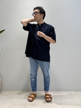 Yuuki Mizさん（メンズ・165cm）の夏コーディネート