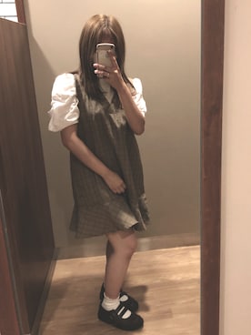 「moitytto」｜「アイテム（その他シューズ）」を使った、まめくまさん（レディース・152cm）の夏コーディネート