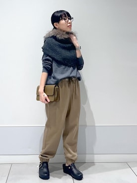 「FRATELLI TALLI（フラテリタリ）のアイテム」を使った、miku.さん（レディース・153cm）の秋コーディネート