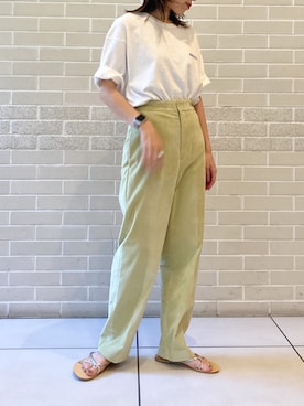 「Americana」｜「アイテム（サンダル）」を使った、miku.さん（レディース・153cm）の夏コーディネート