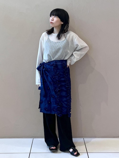 【追加】イージーリラックスストレートパンツ2/スラックス【接触冷感・UVケア・洗える】