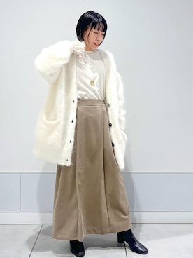 「モヘヤ」｜miku.さん（レディース・153cm）の秋コーディネート