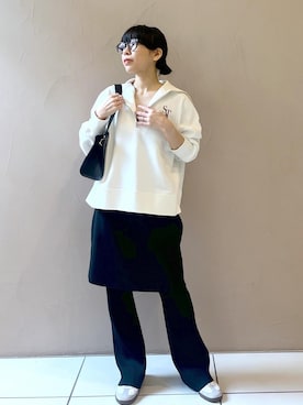 「アイテム（スウェット）」を使った、miku.さん（レディース・153cm・30代）の夏コーディネート