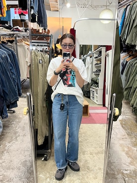 「MARGARET HOWELL（マーガレットハウエル）のアイテム」を使った、senaさん（レディース・155cm）の秋コーディネート