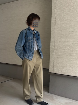 「ローファー×靴下」｜おきゅさん（レディース・167cm）の春コーディネート