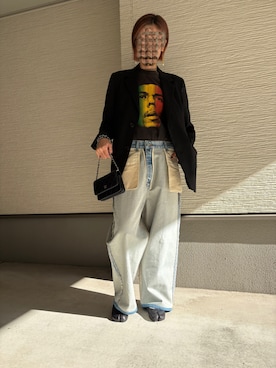 「アイテム（ピアス（両耳用））」を使った、おきゅさん（レディース・167cm）の秋コーディネート