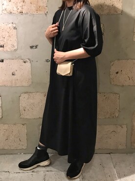 「BACKLASH（バックラッシュ）のアイテム（財布/小物）」を使った、クロマメさん（レディース・161cm）の夏コーディネート