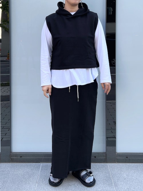ベスト ジレ DROIT BELLO（ドロイトベロ）裏毛フーディーベスト レディース DROIT BELLO ベスト ジレ BELLO（ドロイトベロ）裏毛フーディー