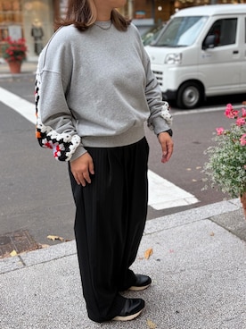 「DISCOVERED（ディスカバード）のアイテム」を使った、クロマメさん（レディース・161cm）の秋コーディネート