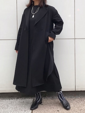 「B'2nd（ビーセカンド）のアイテム（ジャケット/アウター）」を使った、クロマメさん（レディース・161cm）の秋コーディネート