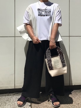 クロマメさん（レディース・161cm）の夏コーディネート