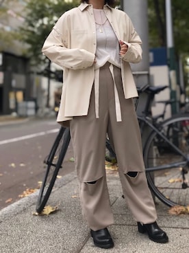 クロマメさん(レディース・161cm)の秋コーディネート