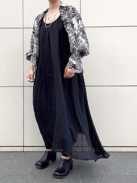 「B'2nd（ビーセカンド）のアイテム」を使った、クロマメさん（レディース・161cm）の秋コーディネート