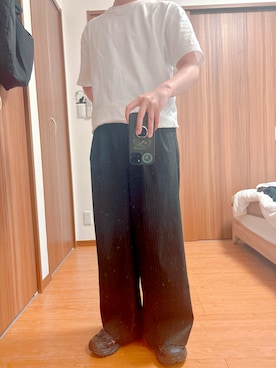「アイテム（その他シューズ）」を使った、yaggiyさん（レディース・159cm）の秋コーディネート