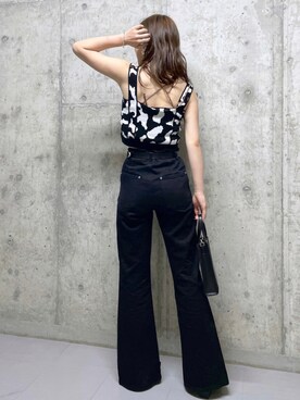 「PAGEBOY（ページボーイ）の【CORE】カウガラビスチェ（その他トップス）」を使った、みはさん（レディース・155cm）の夏コーディネート