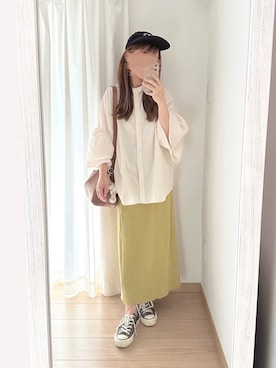 「chocomee（チョコミー）のアイテム」を使った、chocoさん（レディース・153cm）の秋コーディネート