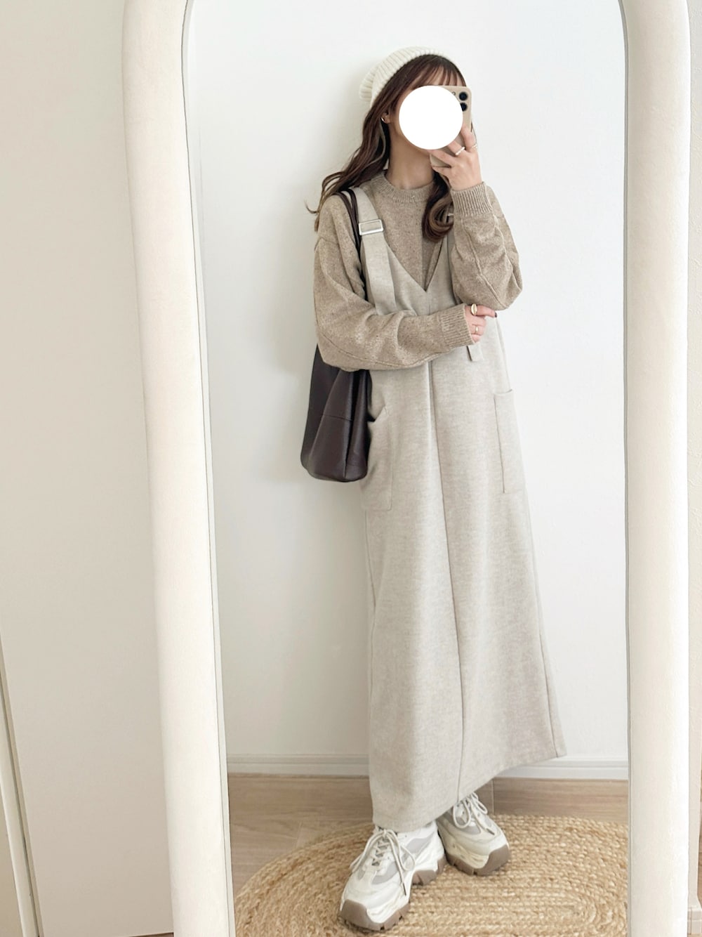 choco｜しまむらのジャンパースカートを使ったコーディネート - WEAR